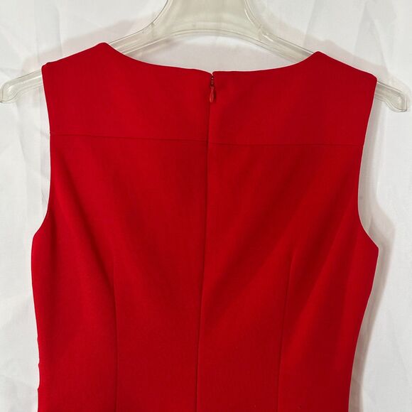 Calvin Klein Sleeveless Red Mini Dress Bodycon - Picture 5 of 8